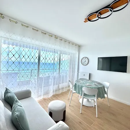 Apartment Casa Sud Menton - Bord De Mer - Vue Mer Panoramique Plage Promenade En Bas - Terrasse - Wifi - Appt Entierement Renove *